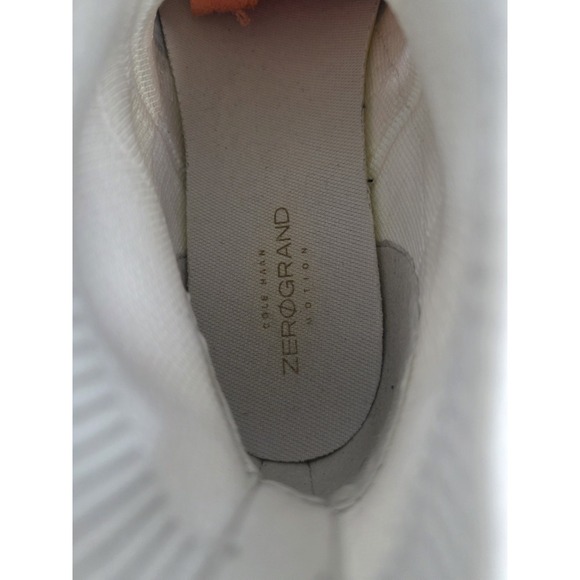 Cole Haan Shoes ZeroGrand Motion All-Day Slip On Womens 6.5 B White Knit Hi Top - Picture 12 of 14